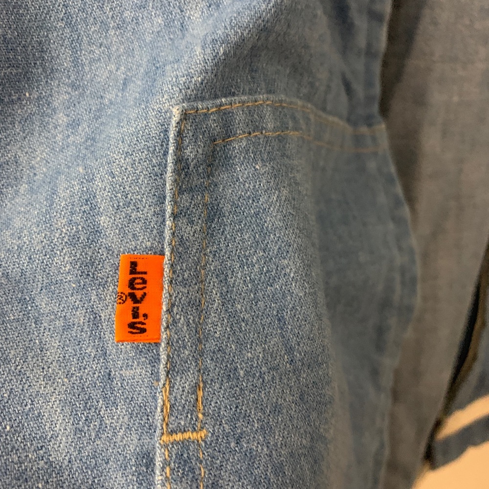 Vintage 70s Levi’s Jacket with drawstring orange Tab - Picture 4 of 7